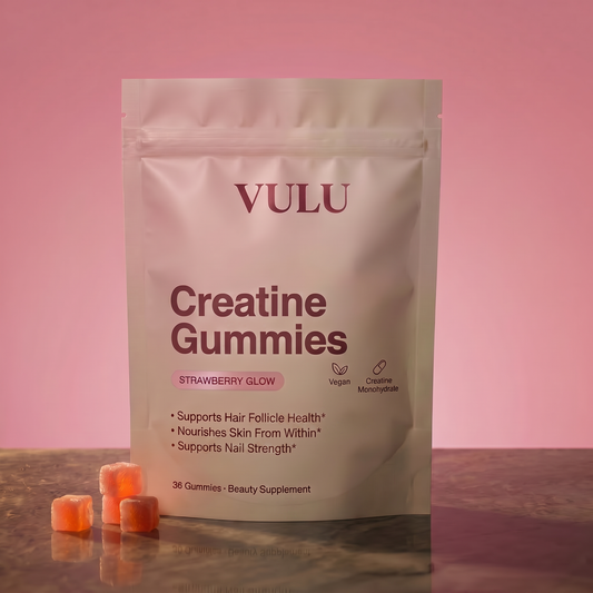 VULU Creatine Gummies Strawberry Glow